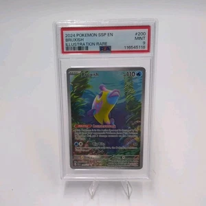 2024 Pokemon SV08: Surging Sparks Illustration Rare Bruxish #200 PSA 9 MINT - Bild 1 von 2
