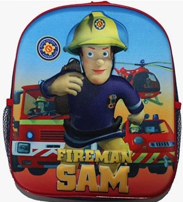 Feuerwehrmann Sam Rucksack 30cm - Fireman Sam für Kinder Kindergarten Tasche - Bild 1 von 2