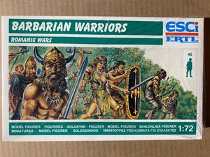 Esci #225 Guerreros Bárbaros "Guerras Románicas" 1/72 50 Figuras Marrón Claro Sin usar, en caja - Imagen 1 de 2