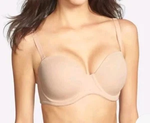 NEW WACOAL 854119 RED CARPET FULL BUSTED STRAPLESS NUDE BRA SIZE 40DDD US - Picture 1 of 6