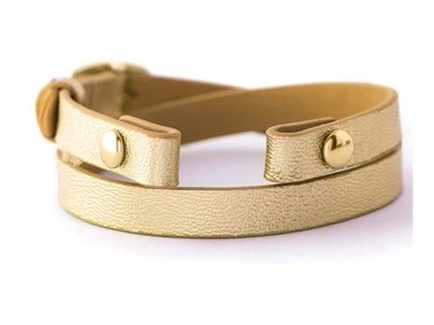 NEW Origami Owl Wrap Gold Metallic Bracelet Mothers Day Gift Jewelry Summer - Image 1 of 4