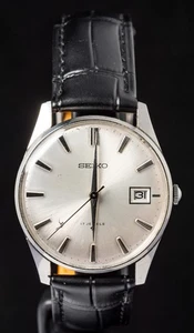 Seiko 6602-1990 Silver Dial Men's Hand-Wind Vintage Watch -- Working - Picture 1 of 9
