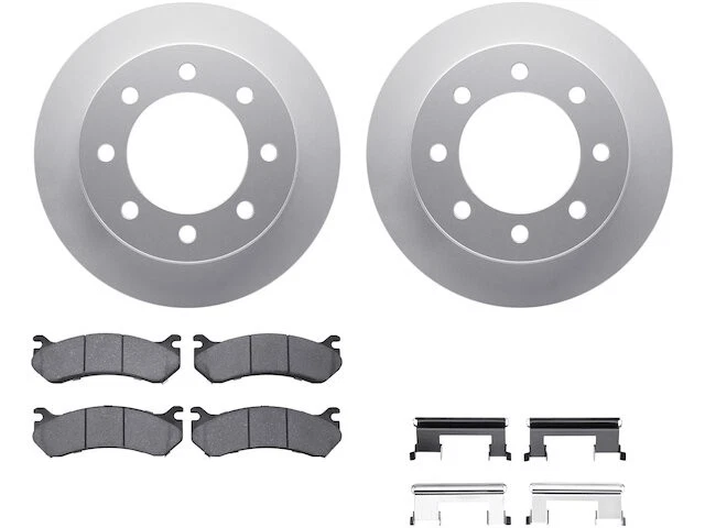 Kit de pastillas de freno trasero y rotor para GMC Yukon XL 2500 JC656ST 2000-2006, 2008-2013 Foto 1 de 1