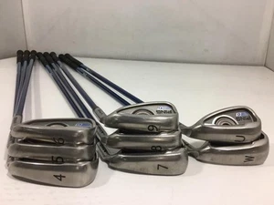 PING G 2016 Iron Set 8pcs 4-pw, aw CFS J50 Flex S Blue Dot - Picture 1 of 4
