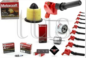 Tune Up Kit 2000 Ford F250 Super Duty V10 6.8L High Performance Coil DG508 SP479 - Picture 1 of 8