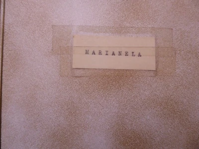 Marianela A Novel By Benito Perez Galdos Manuscript Translation Ephemera Vintage - Image 1 of 4