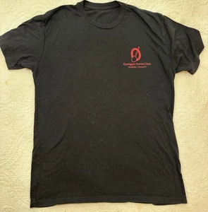 Outrigger Canoe Club Waikiki Hawaii Shirt Adult S/M Black/Red - Picture 1 of 5