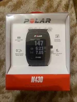 Polar M430 GPS Pulsuhr Tracker Wasserdicht Unisex Pulsmessung schwarz NEU&OVP - Bild 1 von 2