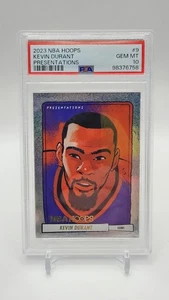 2023-24 NBA Hoops KEVIN DURANT Presentations PSA 10 #9 SSP Phoenix Suns 🏀 - Picture 1 of 2