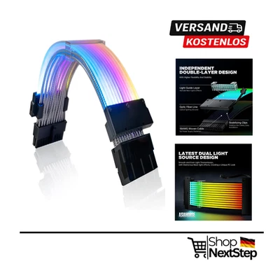 AsiaHorse Mainboard ARGB 24Pin-Kabel | 18AWG | Motherboard ✅ Blitzversand - Bild 1 von 4