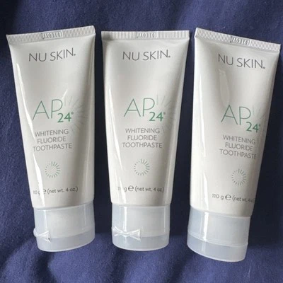 3 件 NU Skin Nuskin Ap24 美白氟化物牙膏正装 Nuskin Ap 24 0926 — 第 1/4 张图片