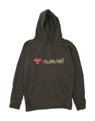 Sudadera con capucha gráfica HUMMEL para mujer Reino Unido 14 gris medio algodón LZ02 Foto 1 de 3