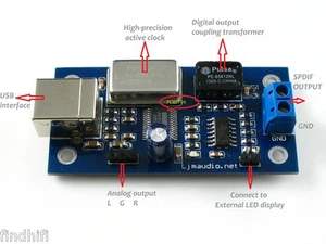 PCM2704 USB to S/PDIF USB Sound Card Assembled Tested - Picture 1 of 1