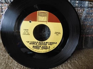 MARVIN GAYE TAMMI TERRELL IF I COULD BUILD MY WHOLE WORLD AROUND YOU 45RPM - Picture 1 of 2