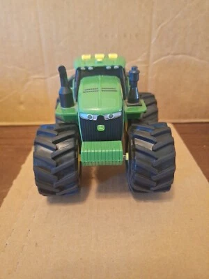 John Deere Monster Treads Lights And Sounds 4WD Tractor TOMY Kids Toy Green 3+ - Image 1 of 4