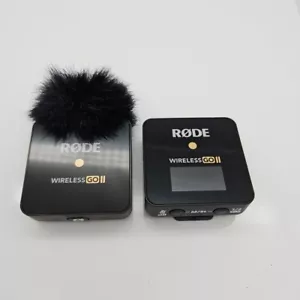 Rode Wireless GO II jednokanałowy bezprzewodowy system mikrofonowy czarny - Zdjęcie 1 z 3