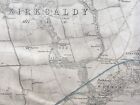 1. Auflage (1856) Topo-Karte des Kirkcaldy-Gebiets. Fife & Kinross Blatt 32