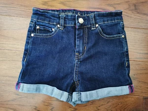 KATE SPADE Girls "Skirt the Rules" Denim Jean Shorts - size 8 - Picture 1 of 5