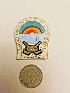 Prendedor sombrero solapa Canadá torneo de hockey átomo de las Cataratas del Niágara de colección - Imagen 1 de 2