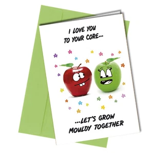 #1198 RUDE BIRTHDAY / VALENTINE CARD FUNNY Grow Mouldy Women Men Male Female - Picture 1 of 2