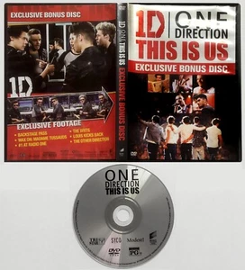 ONE DIRECTION *VG+* "THIS IS US" 2013 US SONY EXCLUSIVE BONUS DISC DVD - Imagen 1 de 1