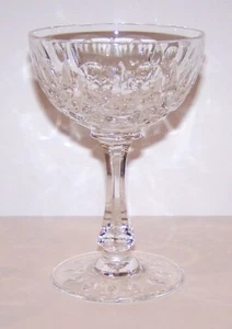 LOVELY JOSAIR CRYSTAL MONTE CLAIRE 5 1/2" CHAMPAGNE/TALL SHERBET STEM - Bild 1 von 4
