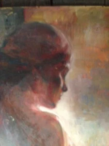 Gemälde Ölgemälde Paris Stilleben Portrait oil painting Ölbild Genre - Picture 1 of 5