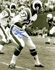 Autographed IRV CROSS Los Angeles Rams 8x10 Photo w/COA - Picture 1 of 1