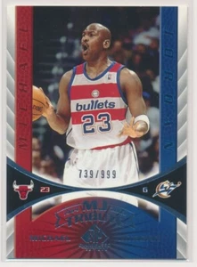 2003-04 UD SP Juego Usado Michael Jordan MJ Tribute 739/999 #105 Balas - Imagen 1 de 2