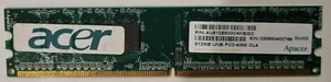 Apacer (512 MB, DDR2 RAM, 533 MHz, DIMM 240-pin) RAM Module AU512E533C4KBGC - Picture 1 of 2