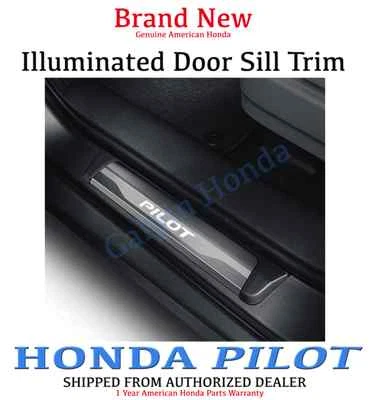 OEM Honda PILOT Illuminated Interior Door Sill Trim 2016- 2019   (08E12-TG7-100) - Image 1 of 2
