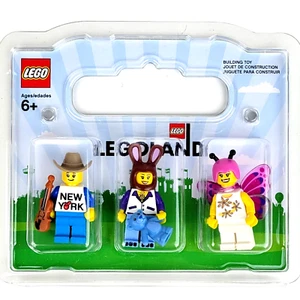 Lego Legoland Minifigure Set of 3 853607 6254533 NYC Cowboy Bunny Butterfly - Picture 1 of 2
