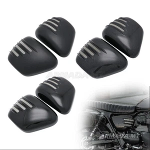 Engine Fairing Battery Side Frame Covers For Triumph Bonneville T120 16-20 Black - Bild 1 von 34