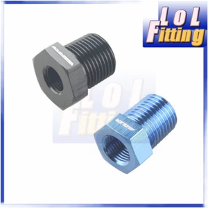 1/8" 1/4'' 3/8" 1/2" 3/4" NPT Male To Female Pipe Thread Reducer Fitting - Picture 1 of 11