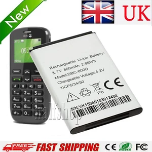 For Doro DBC-800A/B/D Battery For Phone Easy 500 506 508 509 510 515 800mAh - Picture 1 of 8