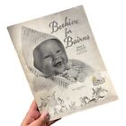 Livre de motifs de tricot vintage années 40 années 50 « ruche pour Bairns » vêtements bébé n° 50A