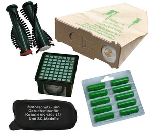 Gran juego adecuado para Vorwerk Kobold 130 / 131 SC (bolsa, gato, fragancia, cepillos) - Imagen 1 de 7