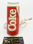 1985 Coca Cola Telescoping Desk Lamp Coke Can Rare Vintage Tested - Works