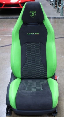 Lamborghini Urus, RH, Right, Front Seat, Black/Green, Used, P/N 4ML881032C - Image 1 of 4