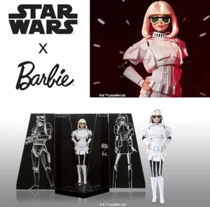 RARE Star Wars Storm Trooper X Barbie Doll NIB NRFB 2019 Toy Mattel MINT GLY29 - Picture 1 of 14