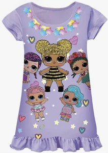 Girls Surprise Princess Comfy Pajamas Dress Nightgown (sz 120 = US sz 4 -5) - Picture 1 of 1