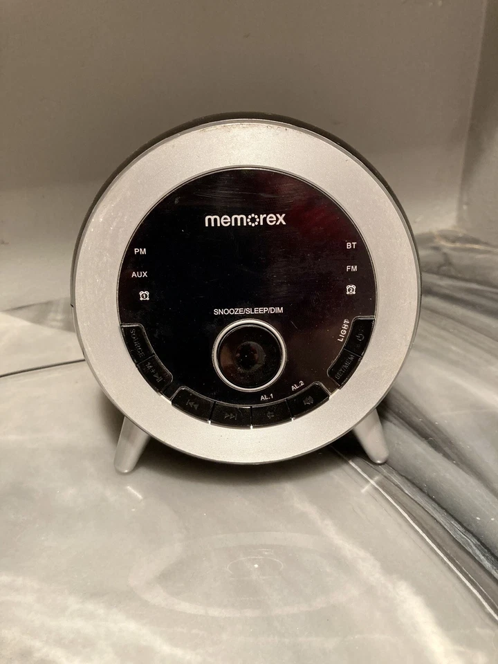 Alarm Clock Radio Memorex 10 in 1 - MC3533 - Digital FM Radio Bluetooth Speaker - Image 1 of 4