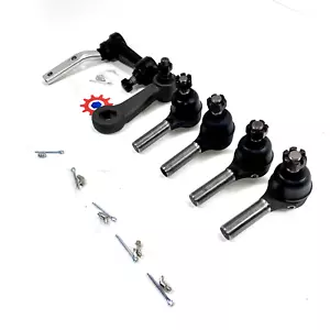 HumVee ; Steering Kit- Idler & Pitman-Arm + RH&LH Tie Rod Ends w/pins & fittings - Picture 1 of 5