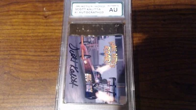 1995 ACTION PACKED SCOTT KALITTA #1 AUTOGRAPHED AUTHENTIC SPA  - Image 1 of 4