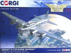 CORGI AVIATION ARCHIVE BOEING B-17G FLYING FORTRESS "FLAX EATER" 1:72 SCALE - Picture 1 of 20