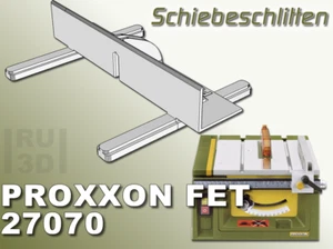 Schiebeschlitten f. PROXXON FET 27070 Tischkreissäge, Schiebetisch Kappschlitten - Bild 1 von 7