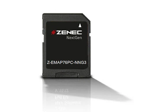 Zenec Z-EMAP76PC-NNG3 - Z-x76 Prime 64 GB SD-Karte EU-Karte für PKW - Bild 1 von 1