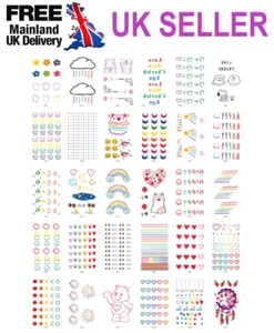 LGBT Gay Pride Temporary Tattoos Waterproof Rainbow🌈Tattoos Stickers 30 Sheets - Picture 1 of 16