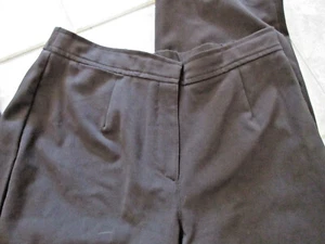 Pantalones Christopher & Banks para mujer marrón elástico cremallera delantera talla 4 nuevos sin etiquetas - Imagen 1 de 6