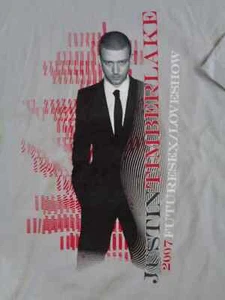 JUSTIN TIMBERLAKE - 2007 Concert Tour T-Shirt - Mens Medium - New Old Stock - Bild 1 von 5